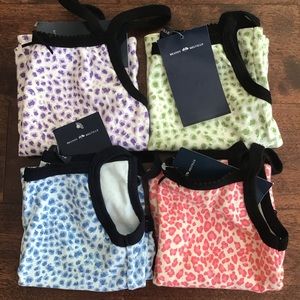 NWT Brandy Melville bundle of 4 Belle cheetah tank tops